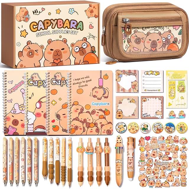 School Supplies Set for Girls Ages 5 to 14