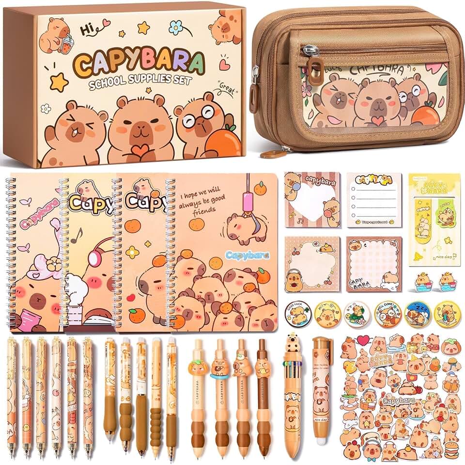 School Supplies Set for Girls Ages 5 to 14