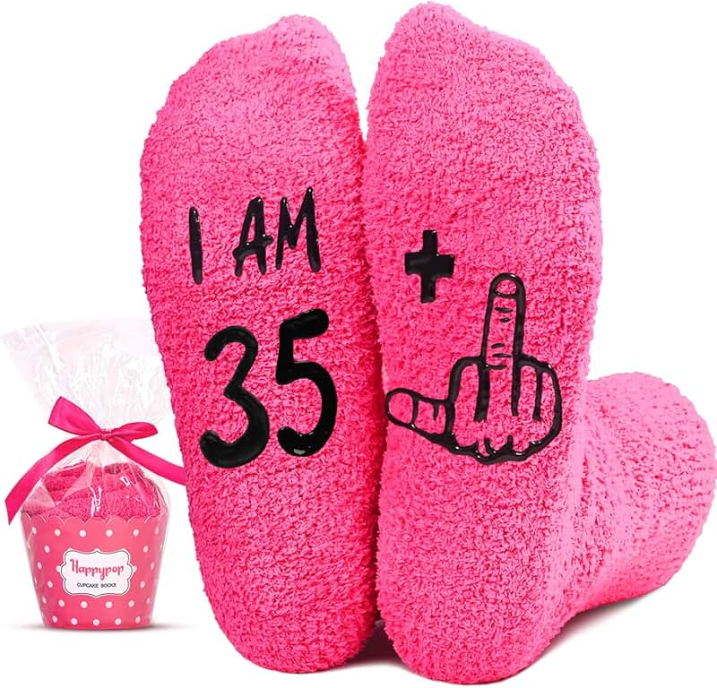 Birthday Socks for Women Ages 36-40