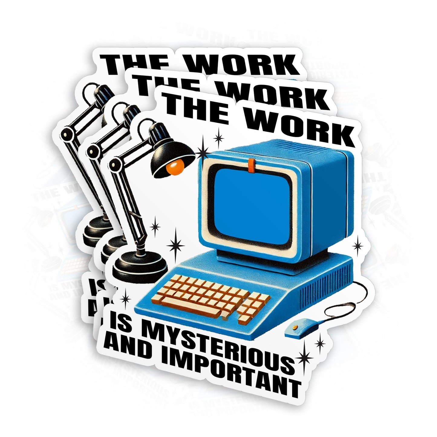 3-Pack 3-Inch Mysterious and Important Sticker Set