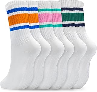 Cute Non-Slip Pilates Socks for Women