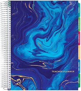 Deluxe Undated Teacher Planner with Tabs and Stickers