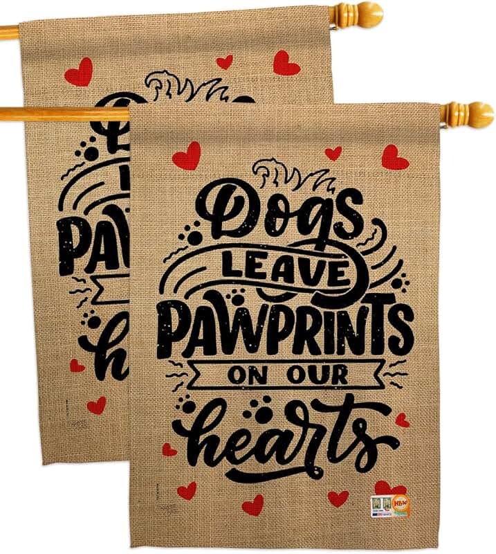 Breeze Decor Dog and Animal Garden Flags, 2 Pack