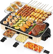1500W Electric Indoor Grill with Removable Plates