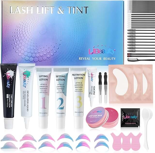 4-in-1 Lash and Brow Color Kit with Black Dye