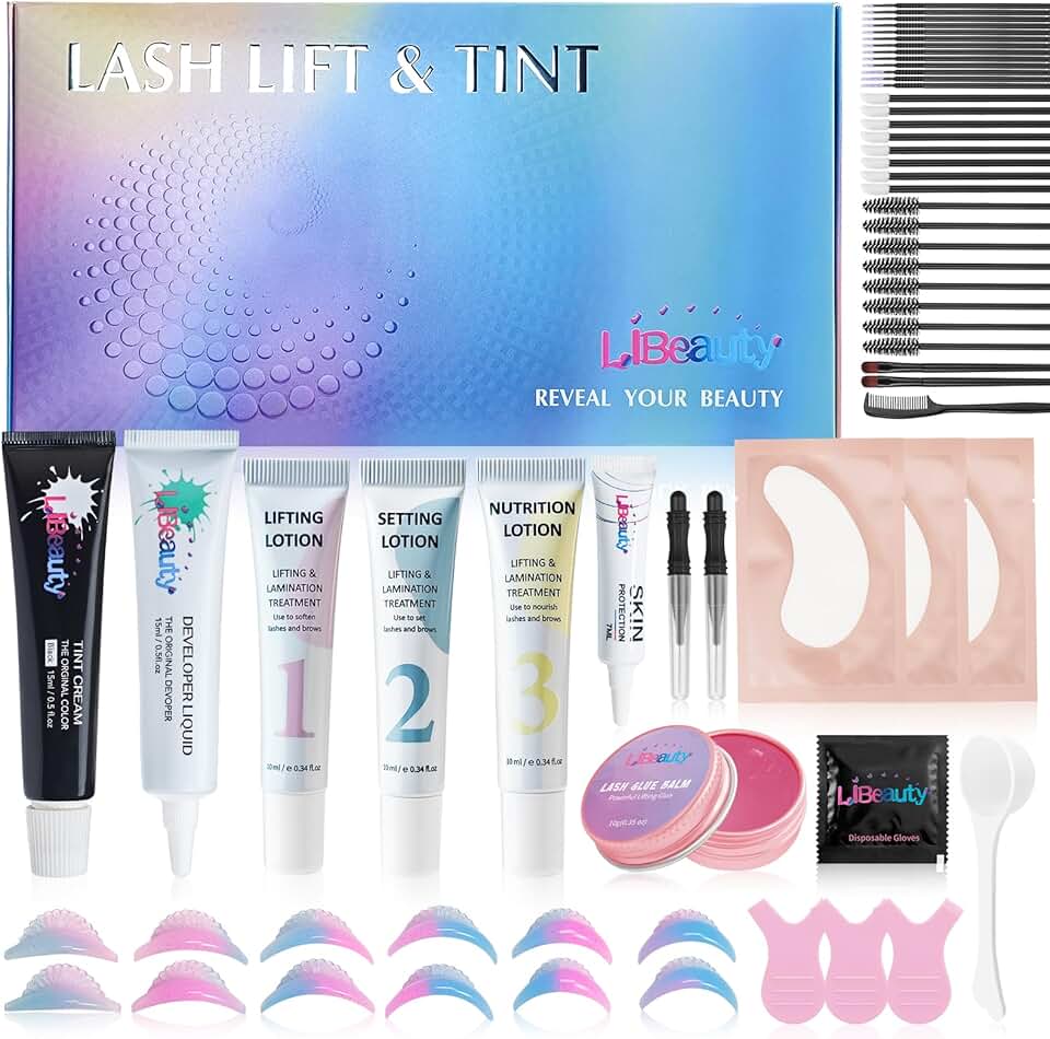 4-in-1 Lash and Brow Color Kit with Black Dye