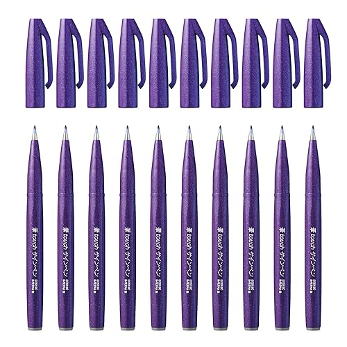 Violet Ink Arts Brush Sign Pen Pack of 10