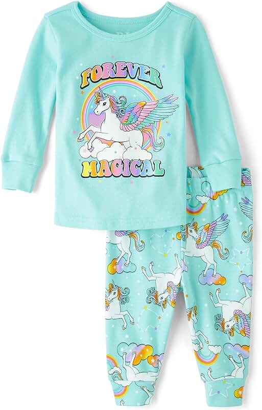 Baby Girl and Toddler Long Sleeve Pajama Set