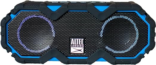 Waterproof Bluetooth Speaker with Lights and 16-Hour Playtime