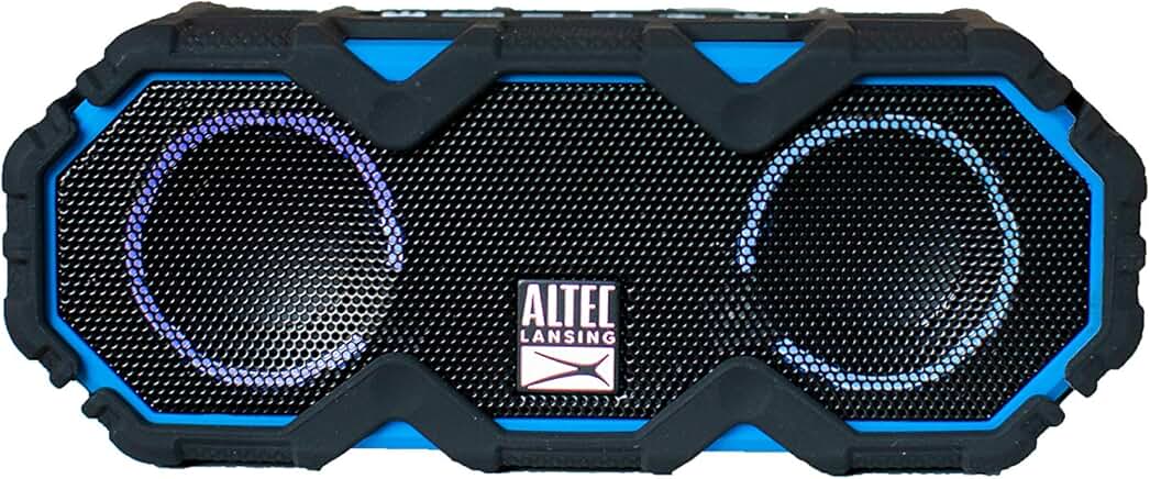Waterproof Bluetooth Speaker with Lights and 16-Hour Playtime
