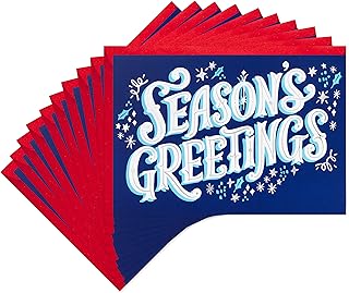 Season's Greetings Holiday Cards Set of 10