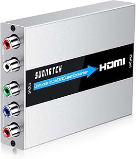 Component to HDMI Converter with Scaler, 1080P