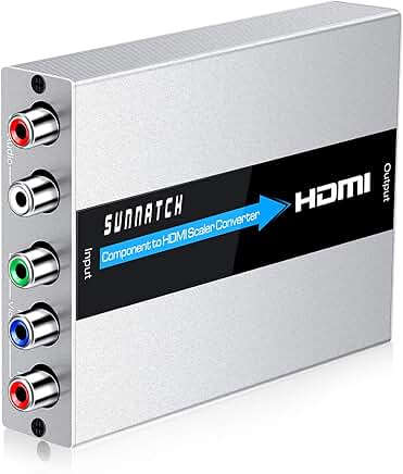 Component to HDMI Converter with Scaler, 1080P