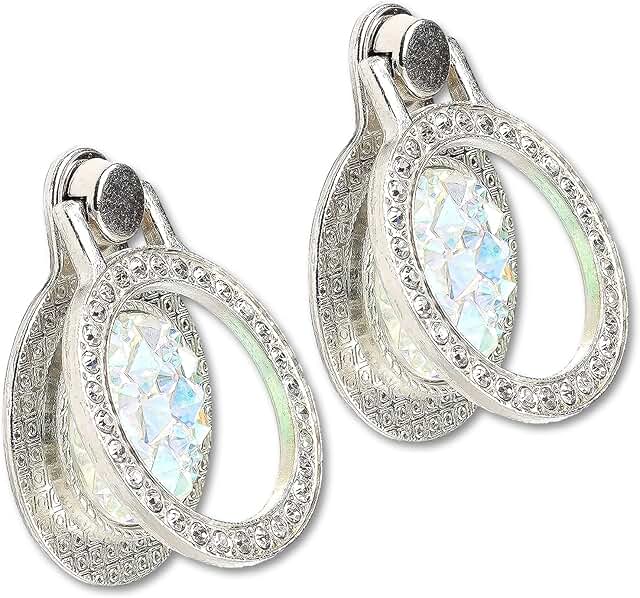 Two Packs of Glitter Gemstone Phone Ring Holders