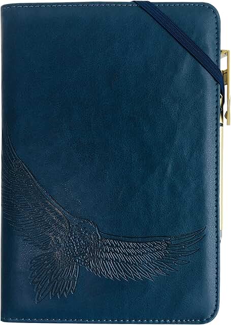 Refillable Faux Leather Journal Gift Set, A5, 240 Pages