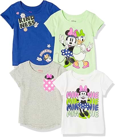 Girls' Short-Sleeve T-Shirts, Multipacks
