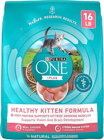 High Protein Natural Dry Kitten Food, 16 lb