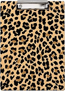 Decorative A4 Clipboard with Leopard Print