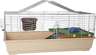 Small Animal Cage with Accessories, 48.6 x 26.6 x 20.6 inches