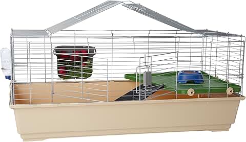 Small Animal Cage with Accessories, 48.6 x 26.6 x 20.6 inches
