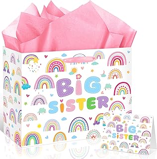Big Sister Gift Bag with Tissue and Card