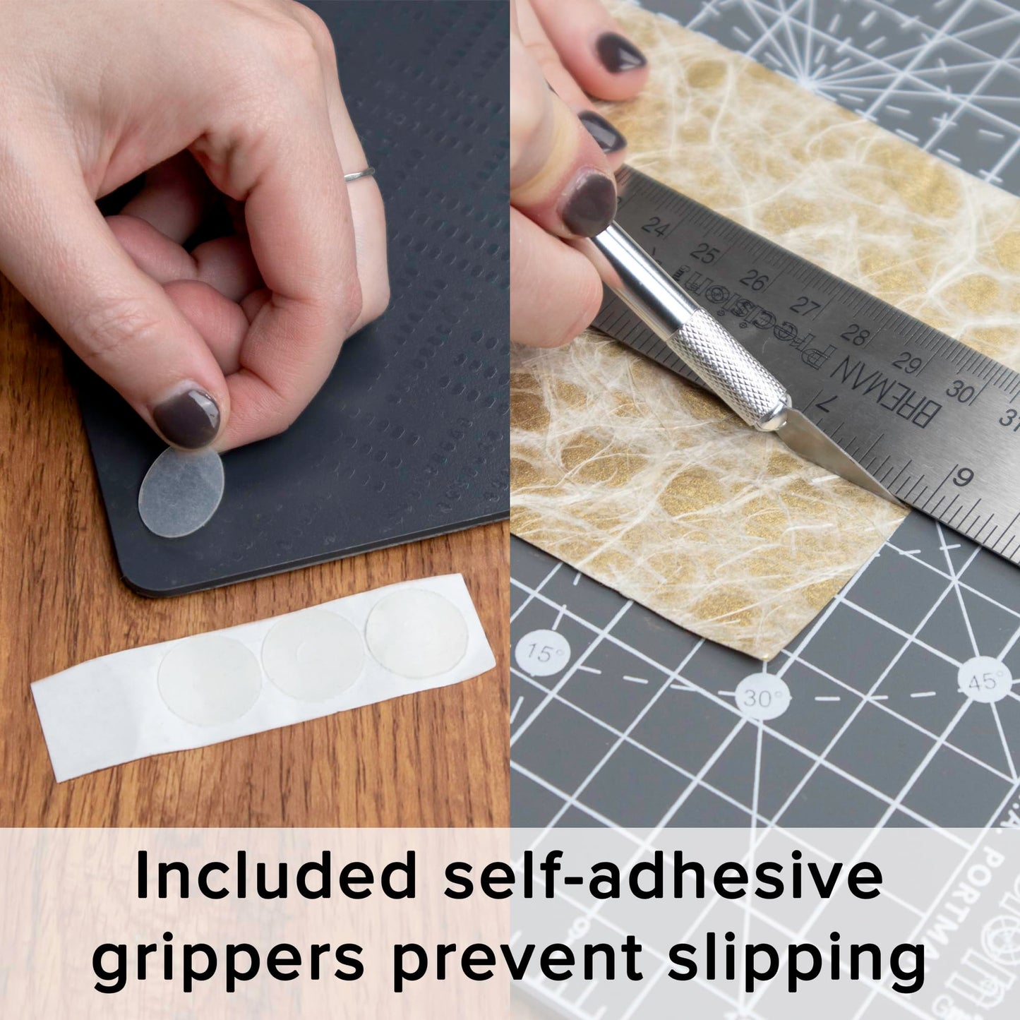 Self Healing Cutting Mat Set 13x13 Inch for Sewing Quilting