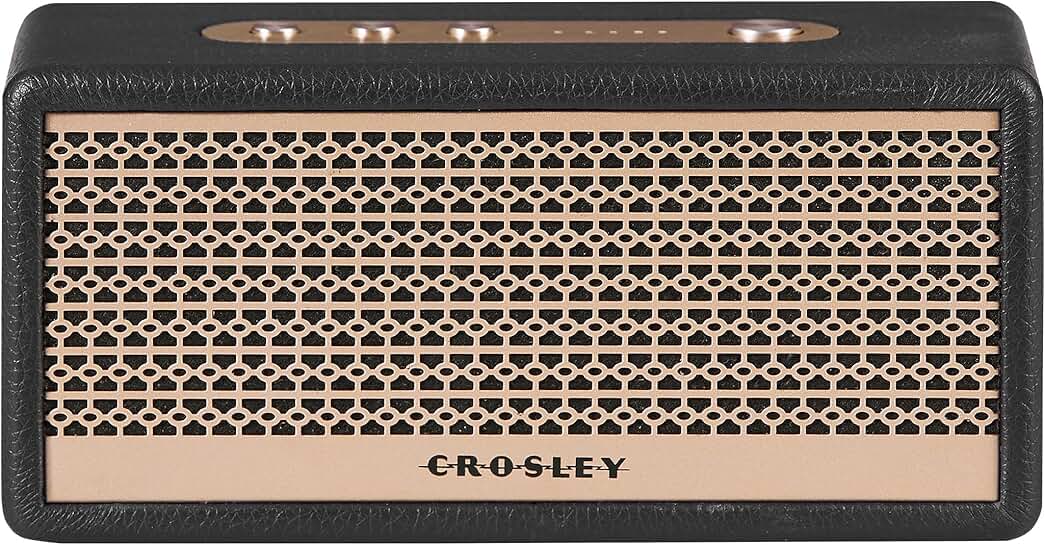 Small portable rechargeable Bluetooth speaker in black