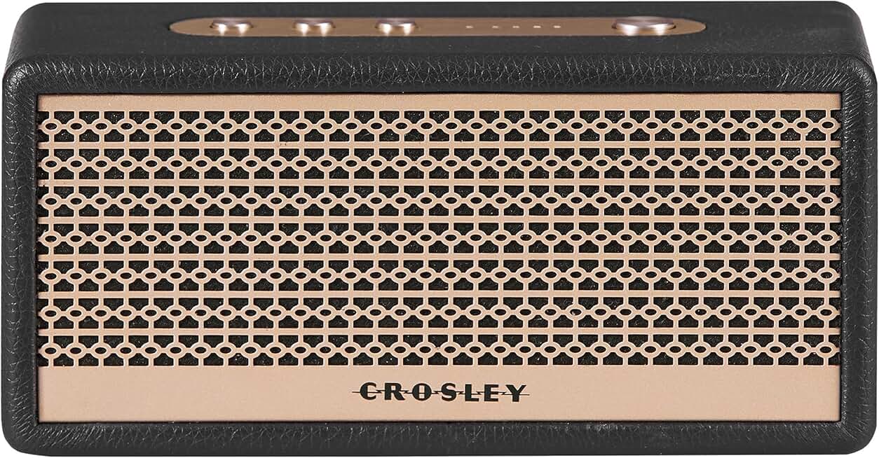 Small portable rechargeable Bluetooth speaker in black