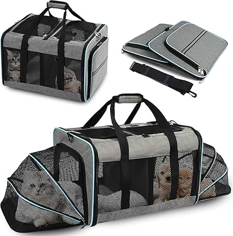 Portable 2-in-1 Pet Carrier for Cats and Dogs