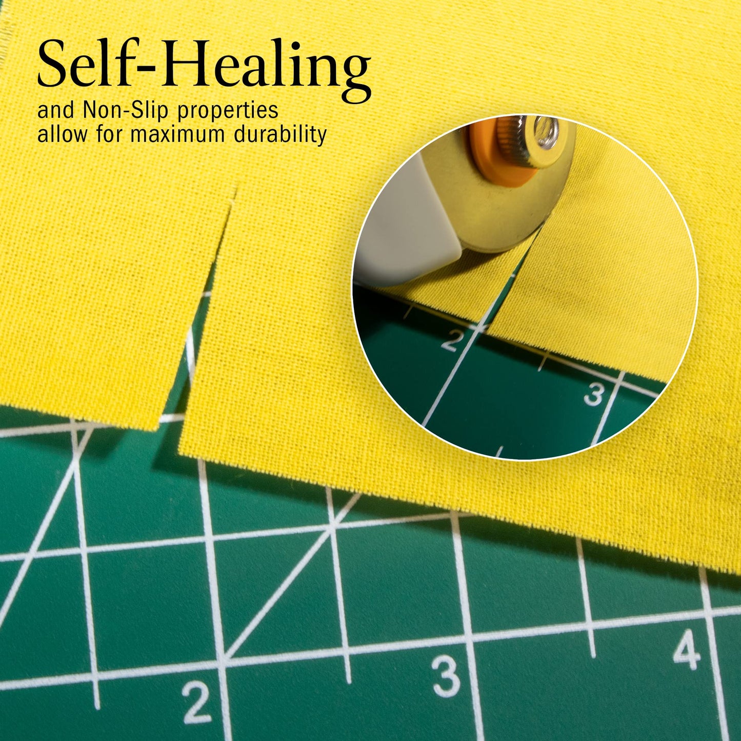 12x18 Inch Self-Healing Rotary Cutting Mat