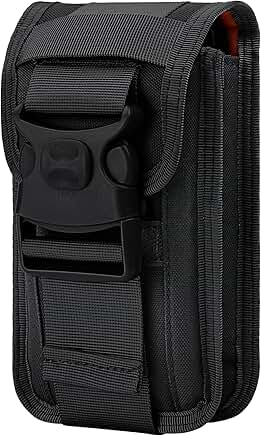 Double Capacity Tactical Molle Belt Waist Pouch with Phone and Card Slots