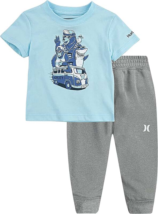 Baby boys' T-shirt and joggers set