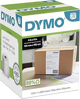 Extra-Large Shipping Labels, 4" x 6", 220 per roll