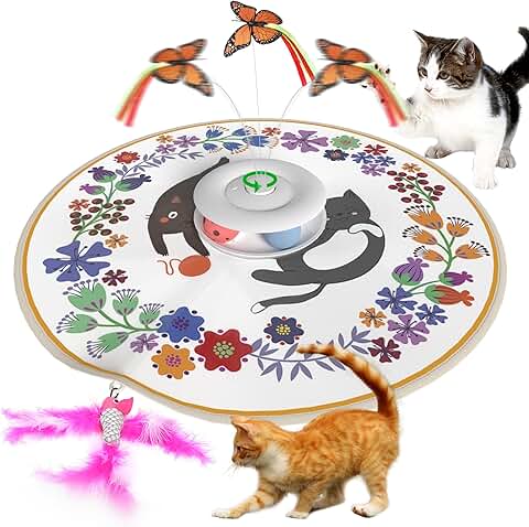 4-in-1 Interactive Cat Toy with 6 Modes
