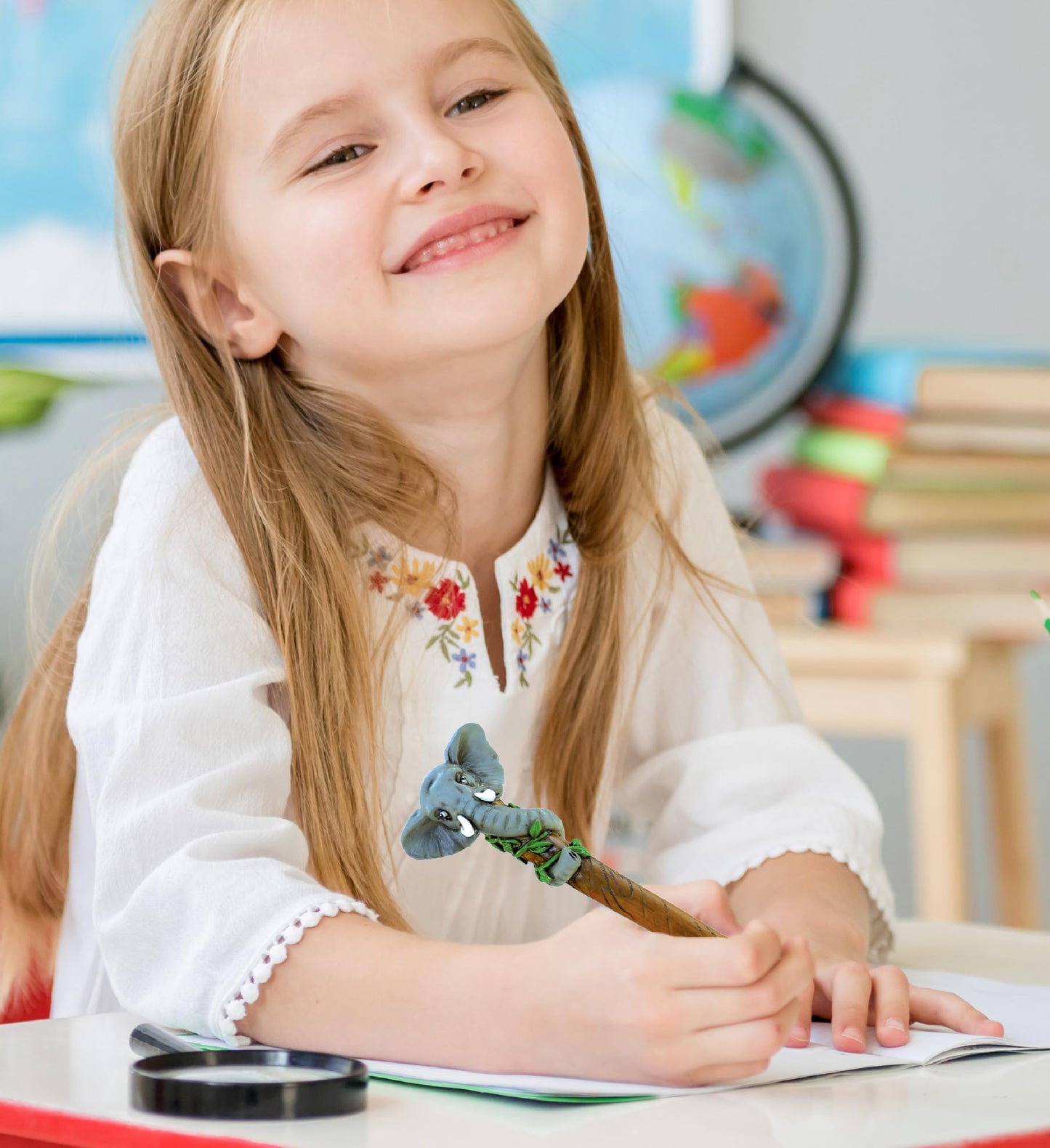 Elephant Resin Pen for Kids and Office Use