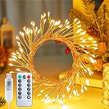 USB Fairy Christmas Lights with 8 Modes and Remote