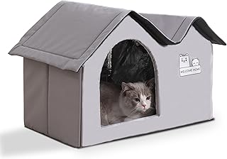 Foldable Waterproof Pet Shelter with Double Roof