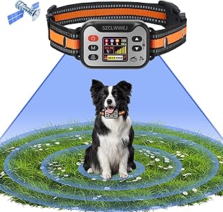 Wireless Dog Fence with Adjustable Range and Waterproof Design