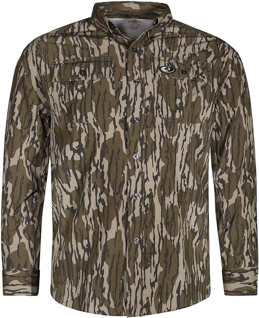 Men's Lightweight Camo Hunting Shirt