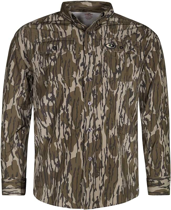 Men's Lightweight Camo Hunting Shirt