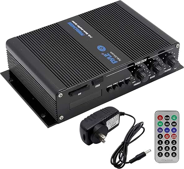 2-Channel 200W Waterproof Car and Marine Amplifier