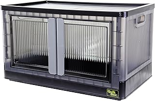 Stackable 19-Gallon Storage Bins with Doors