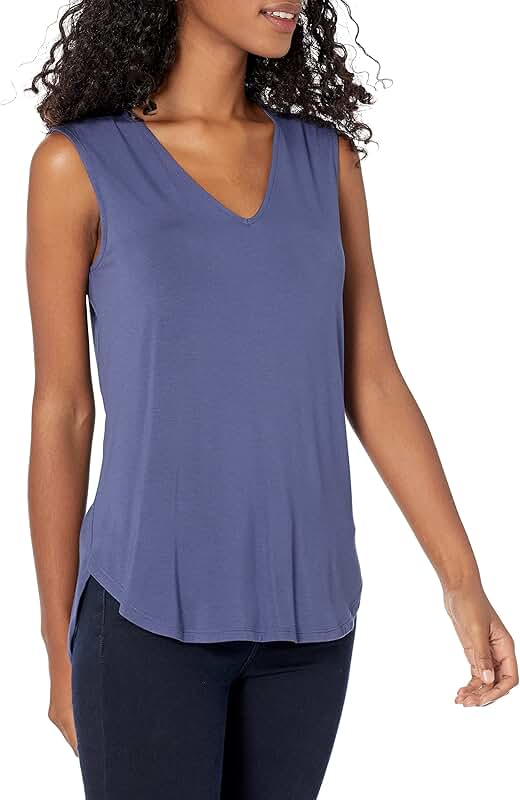 Women's V-Neck Jersey Tank Top
