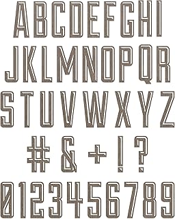 Alphanumeric Thinlits Die Set, 41 Pieces