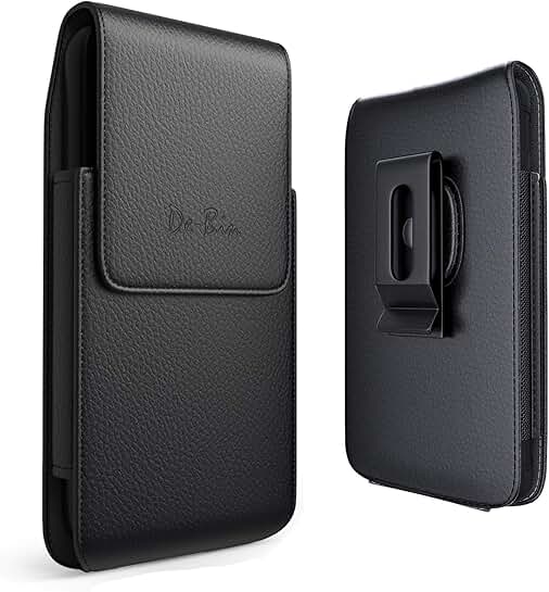 De-Bin Phone Holster for iPhone 12 Pro Belt Clip Carrying Case