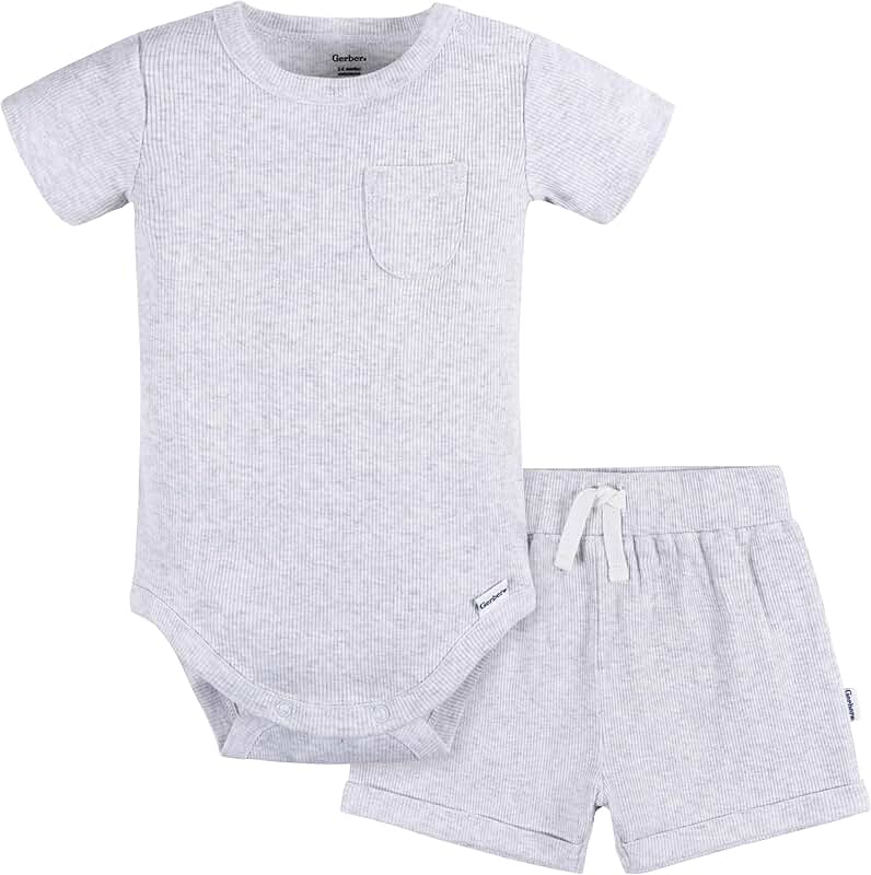 Baby Bodysuit and Shorts Set