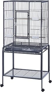Large Metal Bird Cage with Stand for Small Birds