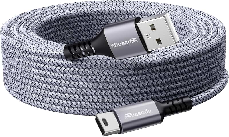 6 ft Mini USB Cable for Devices