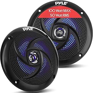 Waterproof Marine 4-Inch 2-Way Outdoor Speakers, Pair