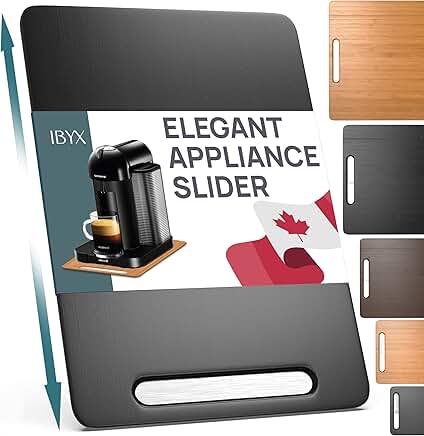 Elegant Sliding Tray for Coffee Makers and Appliances